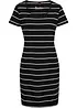 Robe en jersey extensible à manches courtes, bonprix
