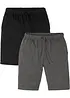 Lot de 2 bermudas en jersey léger, bonprix
