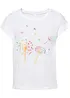T-Shirt mit floralem Print, bonprix