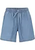 Short en denim léger avec du lin, bonprix
