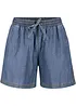 Short en denim léger avec du lin, bonprix