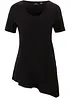 T-shirt long asymétrique en coton et viscose, bonprix