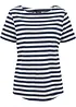 T-shirt à encolure bateau, bonprix