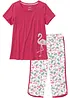 Pyjama corsaire 100% coton, bonprix