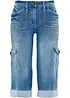 Cargo Jeans, Mid Waist, Stretch, bonprix