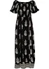 Robe col Bardot en viscose fluide, bonprix