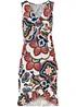 Robe courte à volants, bonprix