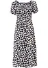 Midikleid aus reiner Viskose, bonprix