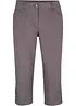 Baumwoll-Capri-Hose mit Bequembund und Knöpfen, bonprix