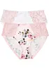 Lot de 2 slips Maxi avec dentelle, bonprix