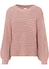 Pull en maille ajourée oversize, bonprix