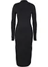 Robe en maille à col montant, bonprix