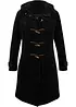 Duffle-coat en velours côtelé doublé, mi-long, bonprix