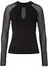 Langarmshirt aus softem Viskose-Mis, bonprix