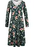 Robe midi en jersey de coton, style portefeuille, bonprix