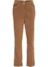 Pantalon droit en velours côtelé extensible, bonprix