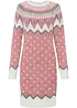 Robe en maille jacquard, bonprix