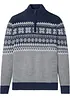 Norweger-Pullover mit Troyerkragen, bonprix