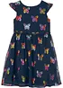 Robe trapèze en crêpe, bonprix