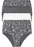 Highwaist Slip  mit komfortabler Baumwolle (4er Pack), bonprix