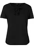 T-shirt à laçage, manches courtes, bonprix