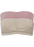 Bandeau BH (Cup A und B) mit Bio-Baumwolle (2er Pack), bonprix