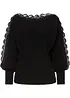 Pull fluide en fine maille de viscose mélangée, bonprix