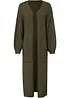 Gilet en maille oversize longueur midi, bonprix