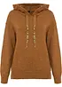 Pull en maille à capuche, bonprix