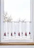 Scheibengardine mit weihnachtlicher Stickerei, bonprix