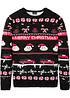 Pull en maille fine avec motif de Noël, bonprix