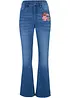 Jean bootcut, taille haute et élastiquée, bonprix