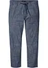 Regular Fit Chambray-Chinohose aus reiner Baumwolle, Straight, bonprix