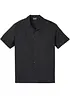 Chemise manches courtes en lin majoritaire, ample, bonprix