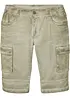 Bermuda cargo long extensible, Regular, bonprix