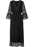 Robe longue aspect crochet, bonprix