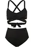Bustier-Bikini (2-tlg.Set) mit Bindedetail, bonprix