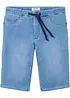 Bermuda confortable en jean et molleton, Regular, bonprix