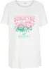 T-shirt coton avec imprimé, manches courtes, bonprix