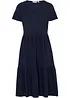 Shirtkleid mit Strukturmuster aus Viskose-Mix, bonprix