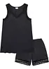 Shorty mit zartem Spitzeneinsatz, bonprix