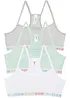 Lot de 3 brassières coton, bonprix