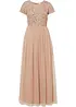 Maxikleid mit Paillettenstickerei, bonprix