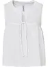 Blouse sans manches en gaze de coton, bonprix