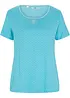 Shirt mit Gummizug, Kurzarm, bonprix