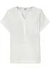 Blouse manches courtes en gaze de coton, bonprix