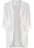 Longstrickjacke mit Lochmuster, bonprix