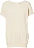 T-shirt en fil flammé avec base smockée, bonprix