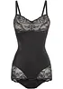 Body sculptant avec dentelle, maintien modéré, bonprix