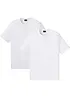 Lot de 2 T-shirts 100% coton, bonprix